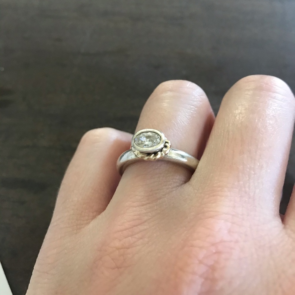 Pandora Hallow Ring Size 6.5